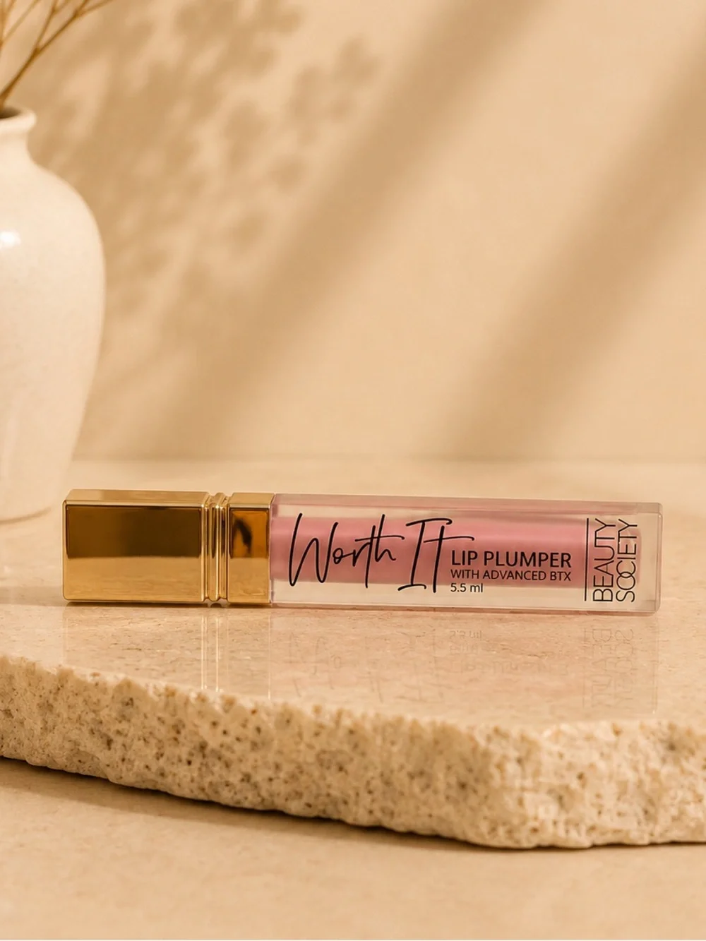 Beauty Society Worth It Lip Plumper Gloss - Doll